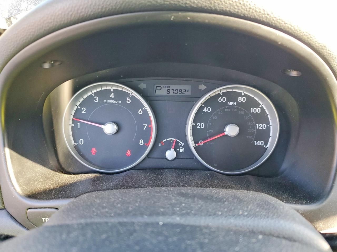 2010 Hyundai Accent Blue