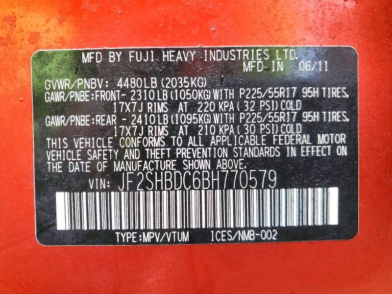 2011 Subaru Forester 2.5x Premium