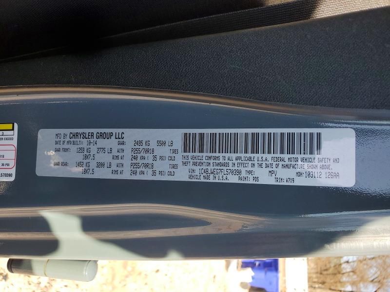 2015 Jeep Wrangler Unlimited Sahara