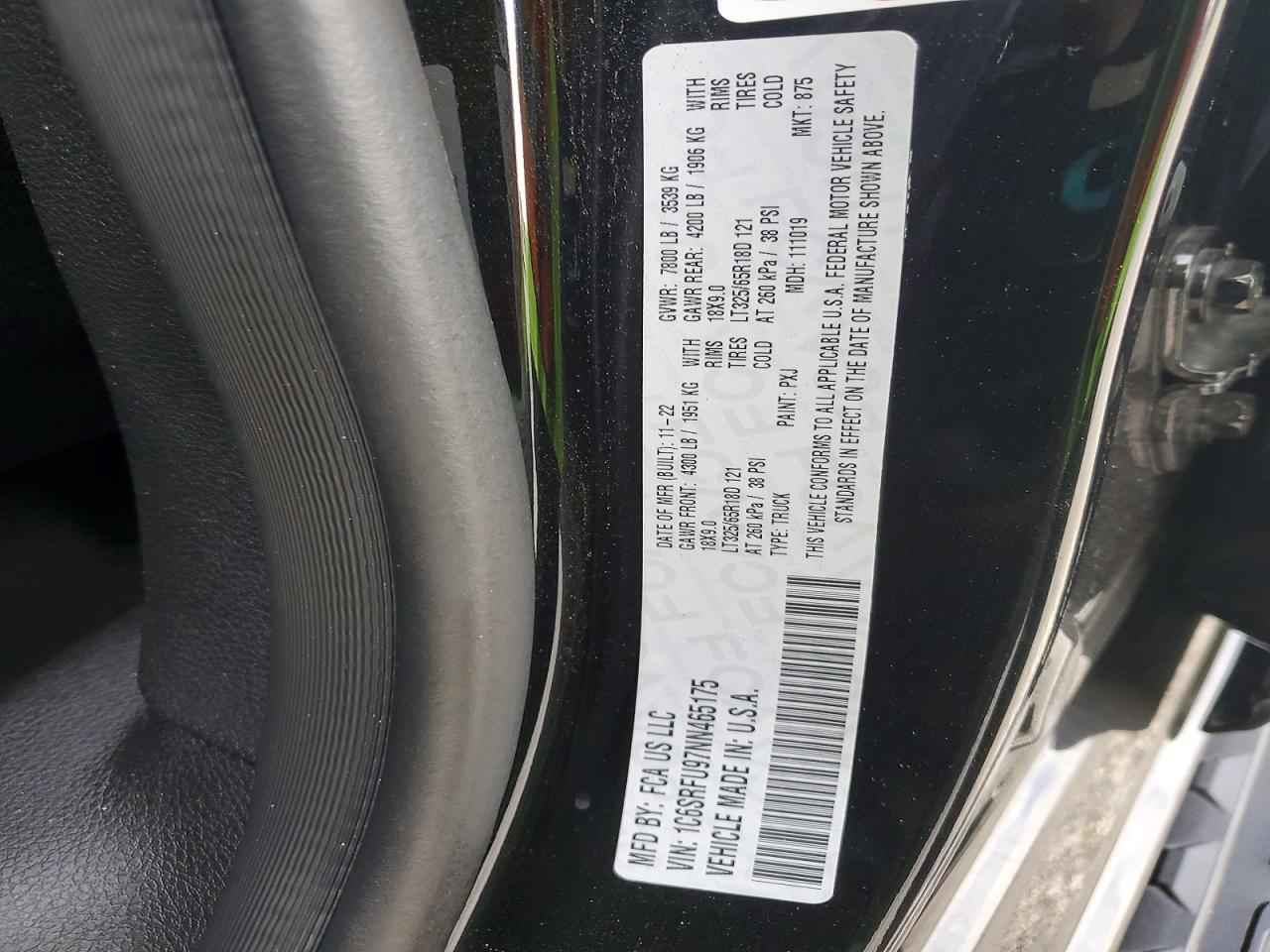 2022 Dodge Ram 1500 trx