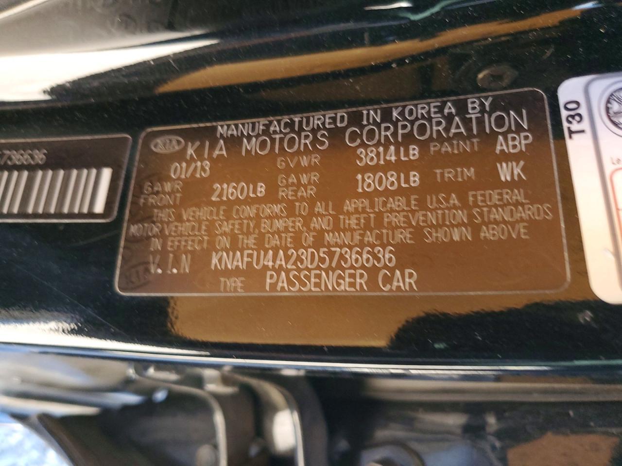 2013 KIA Forte ex
