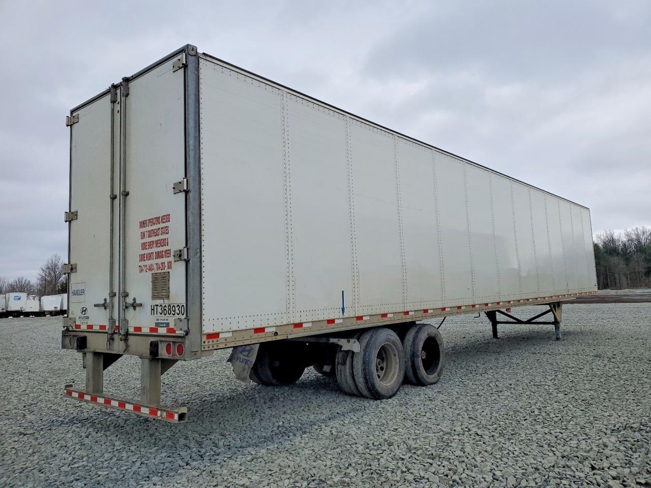 2017 Hyundai Trailers 3H3-DRY Van Trailer