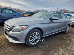 Mercedes-Benz salvage cars for sale: 2015 Mercedes-Benz C 300 4matic