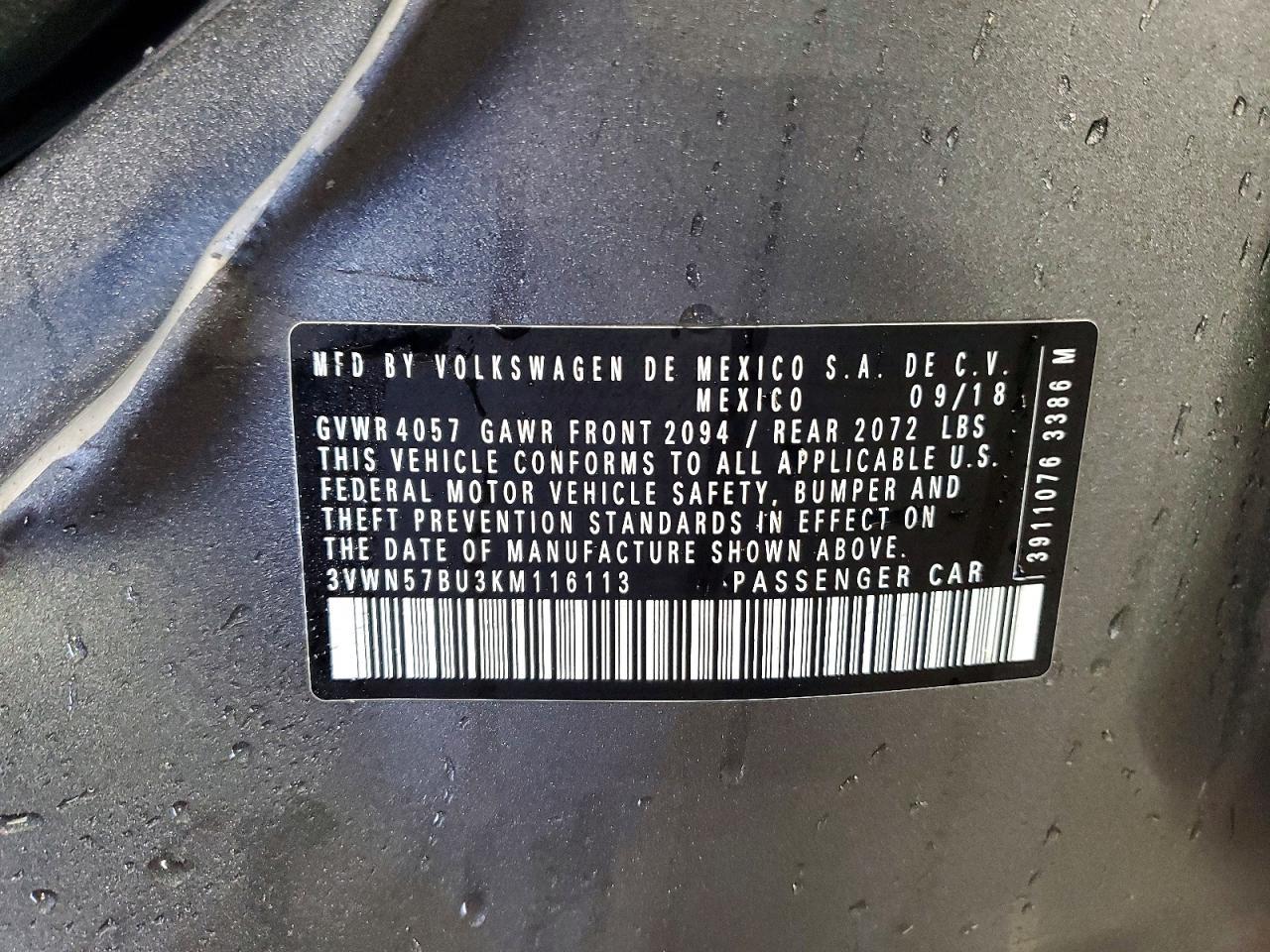 2019 Volkswagen Jetta s