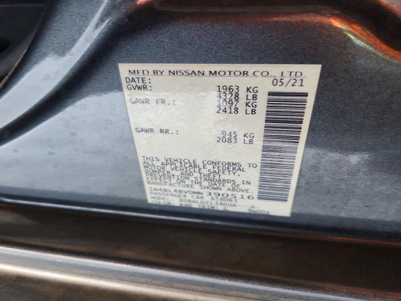 2021 Nissan Altima 2.5 s