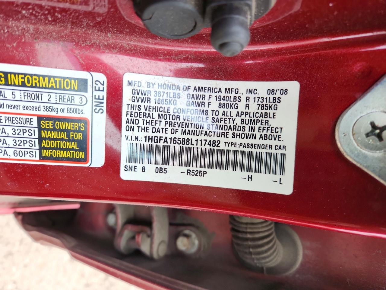 2008 Honda Civic lx