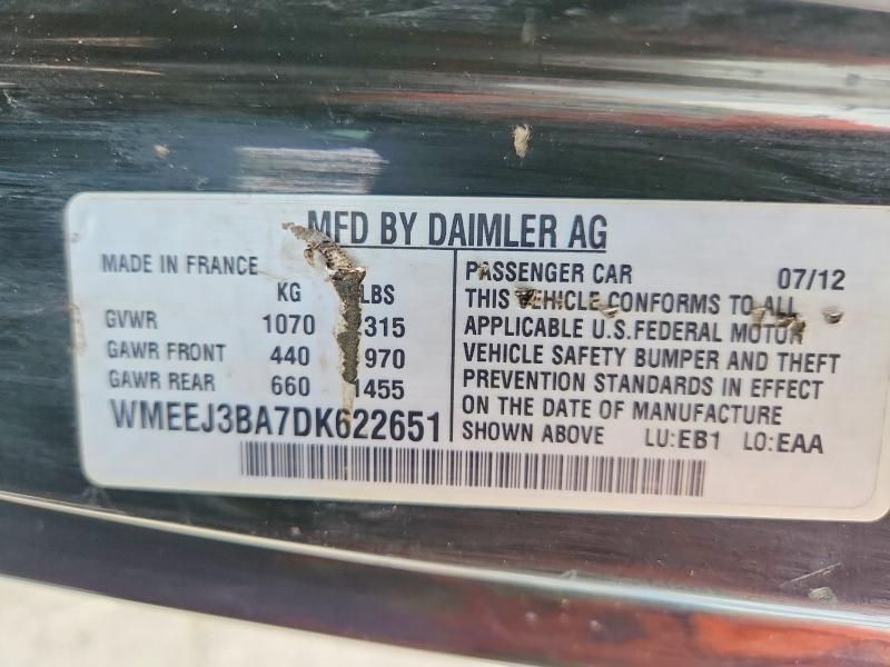 2013 Smart Fortwo Pure