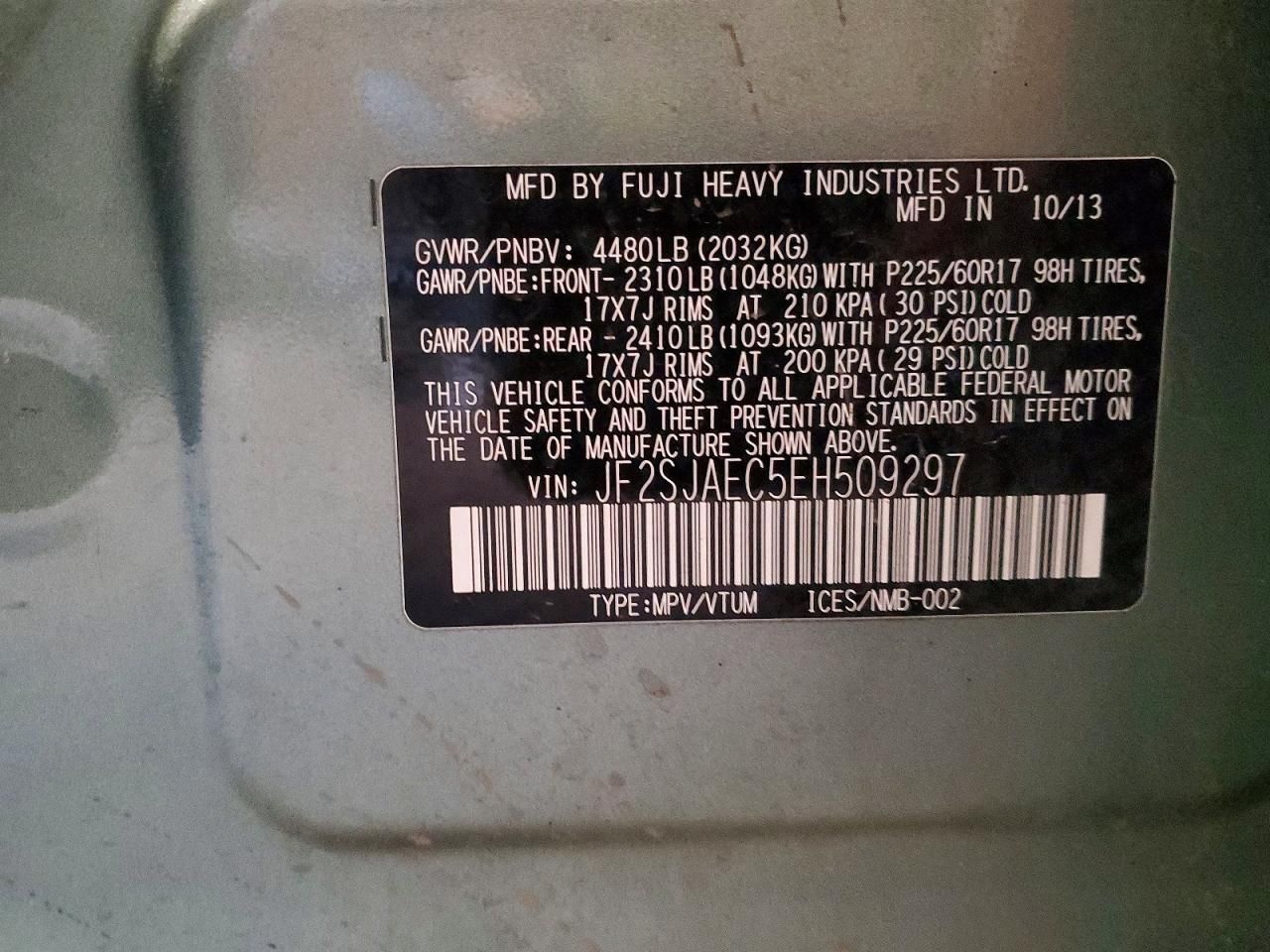 2014 Subaru Forester 2.5i Premium