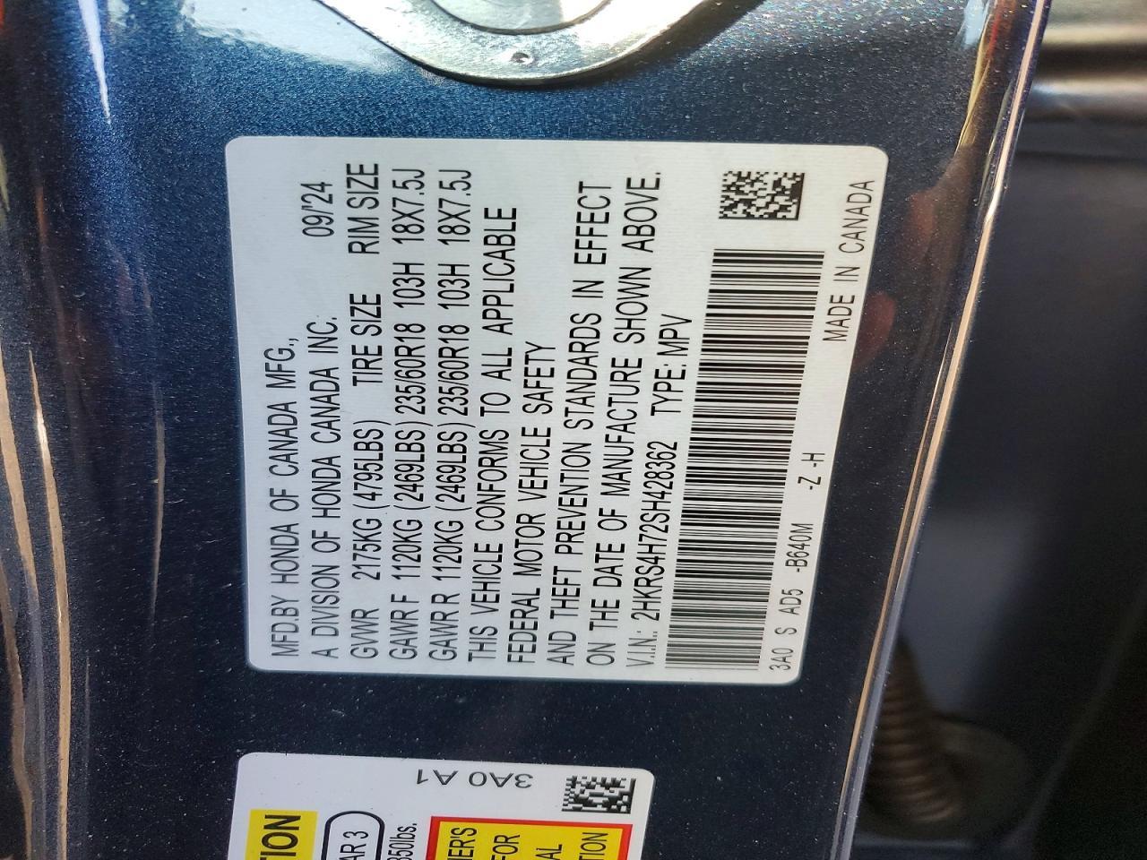 2025 Honda Cr-v exl