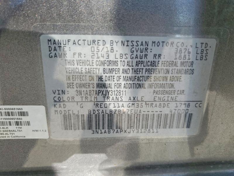 2018 Nissan Sentra s
