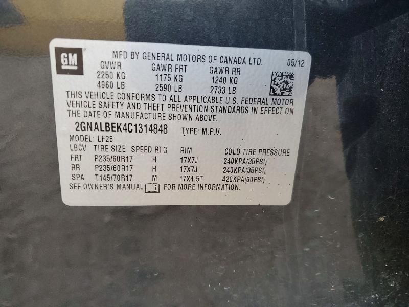 2012 Chevrolet Equinox ls