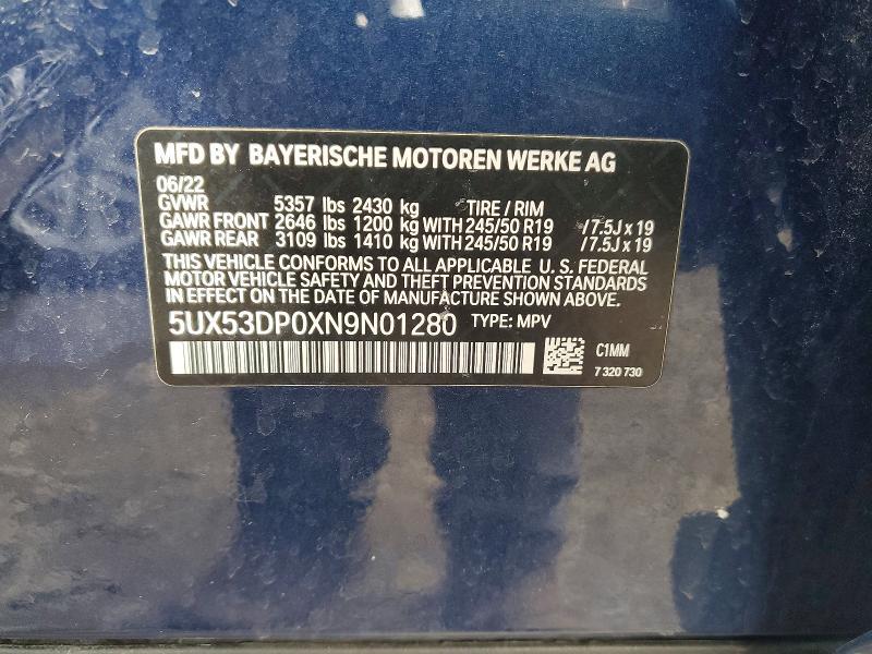 2022 BMW X3 Xdrive30i