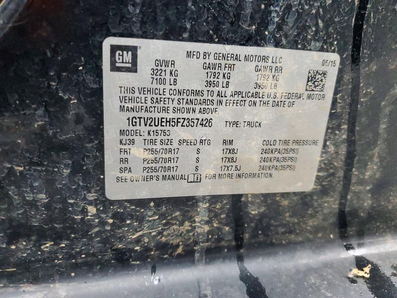 2015 GMC Sierra K1500 sle