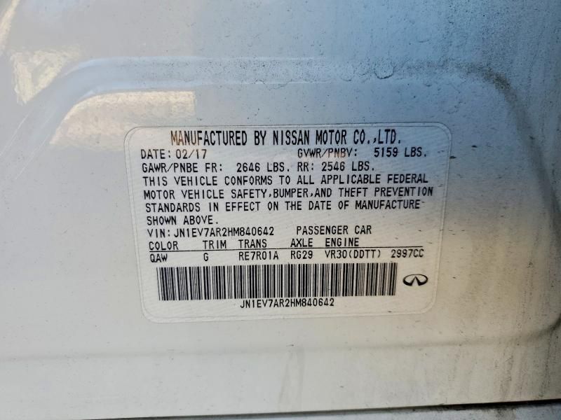 2017 Infiniti Q50 Premium