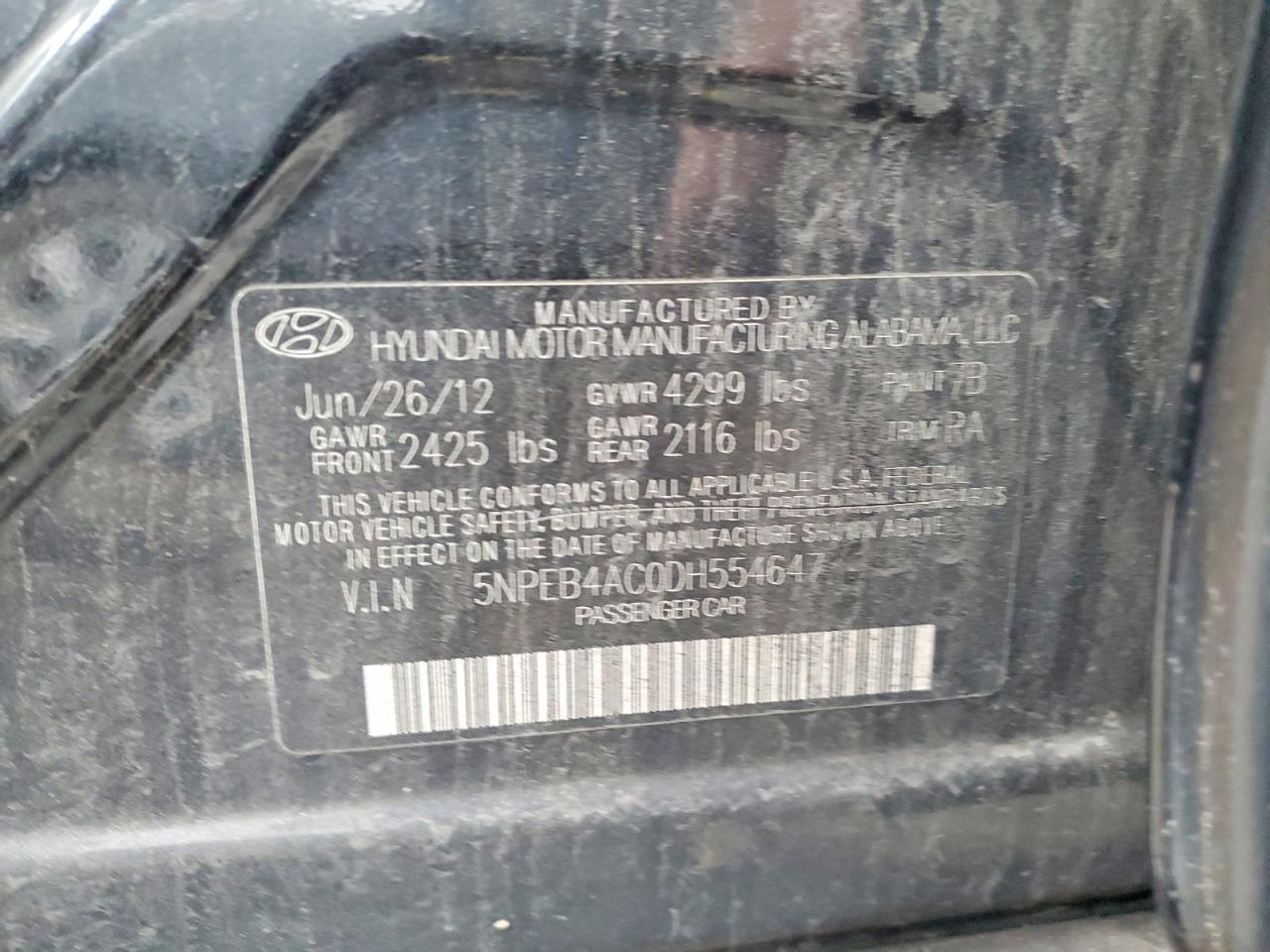 2013 Hyundai Sonata gls
