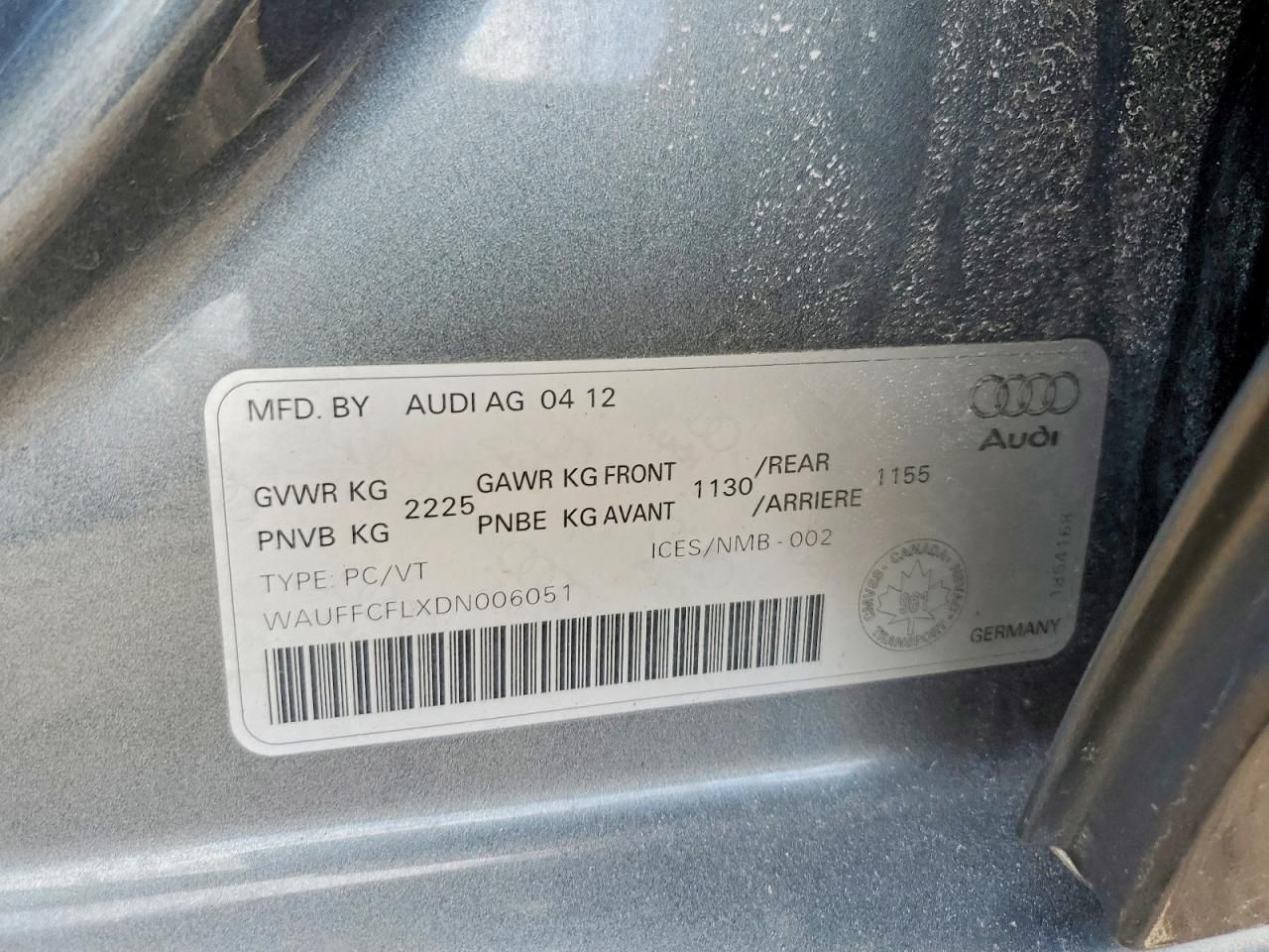 2013 Audi A4 Premium Plus