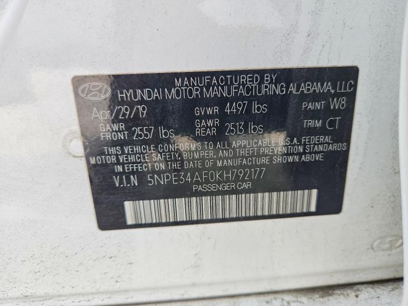 2019 Hyundai Sonata sel