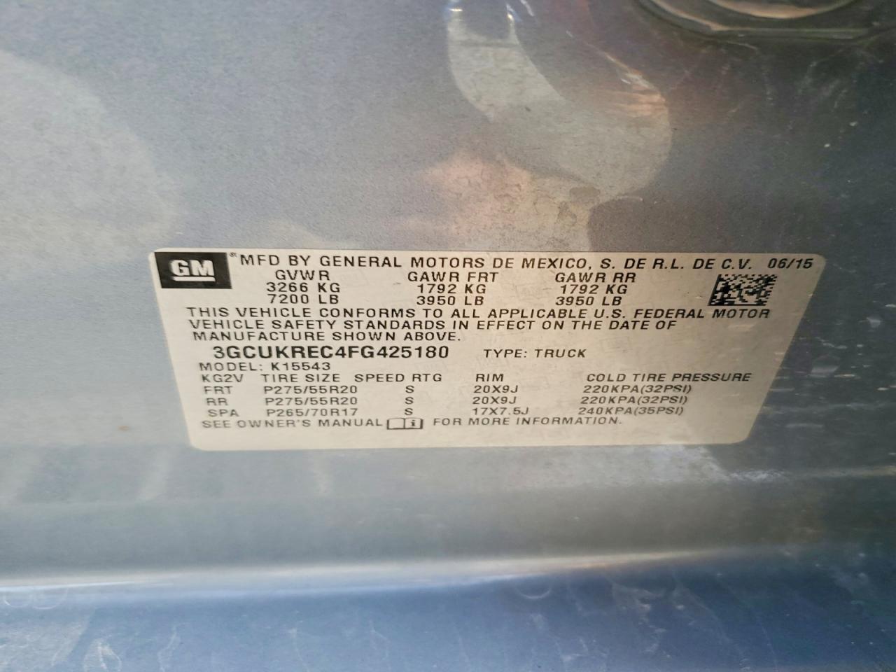 2015 Chevrolet Silverado K1500 LT