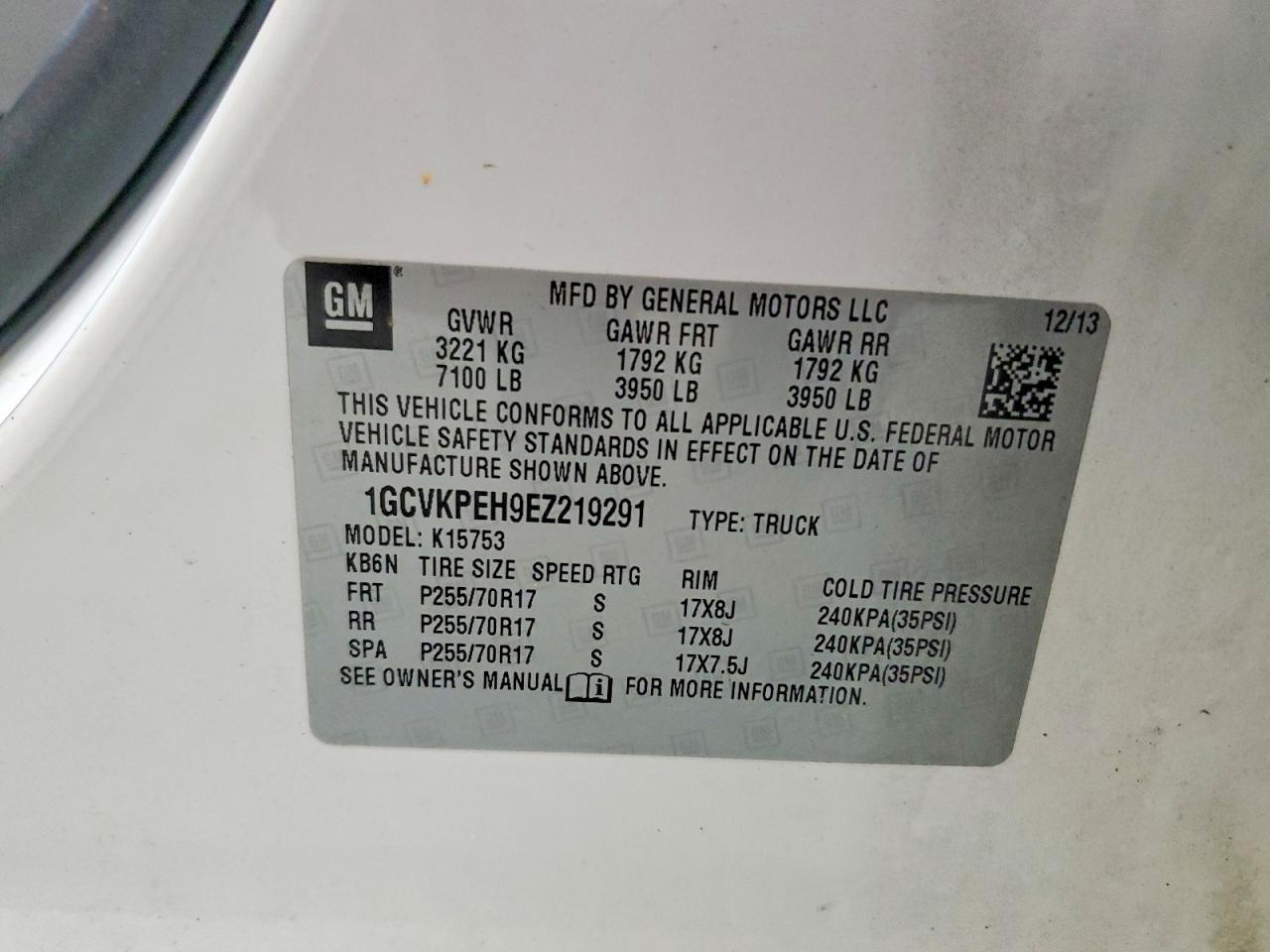 2014 Chevrolet Silverado K1500
