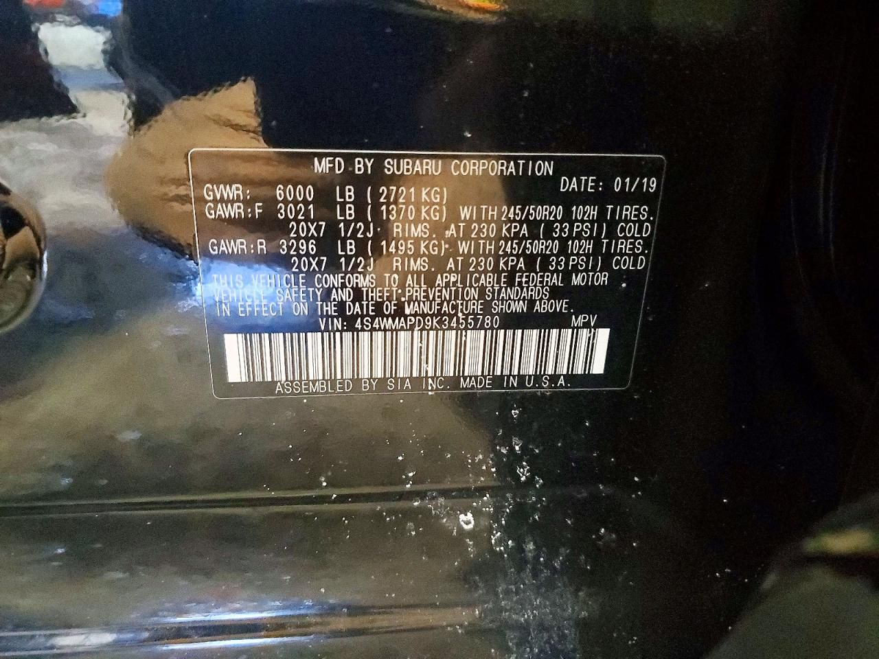 2019 Subaru Ascent Limited