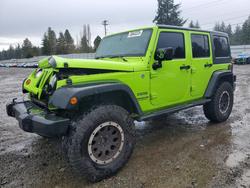 Jeep salvage cars for sale: 2012 Jeep Wrangler Unlimited Sport