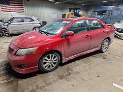 Toyota salvage cars for sale: 2009 Toyota Corolla Base