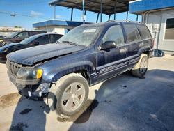 Jeep salvage cars for sale: 2004 Jeep Grand Cherokee Laredo