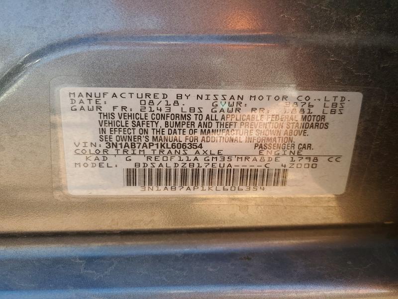 2019 Nissan Sentra s