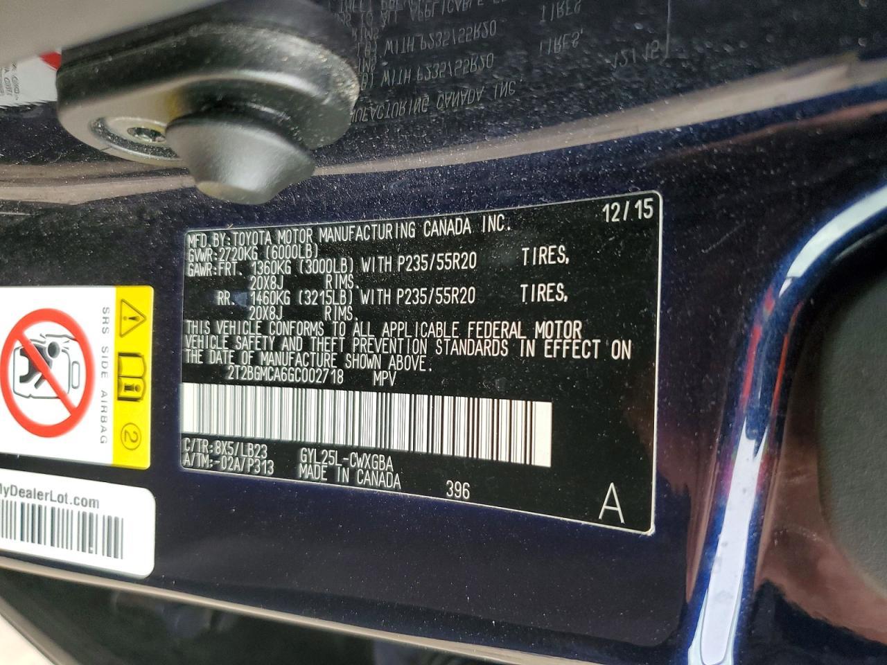 2016 Lexus Rx 450h Base