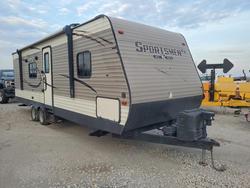 Salvage trucks for sale at Houston, TX auction: 2018 KZ Sportsmen Camper