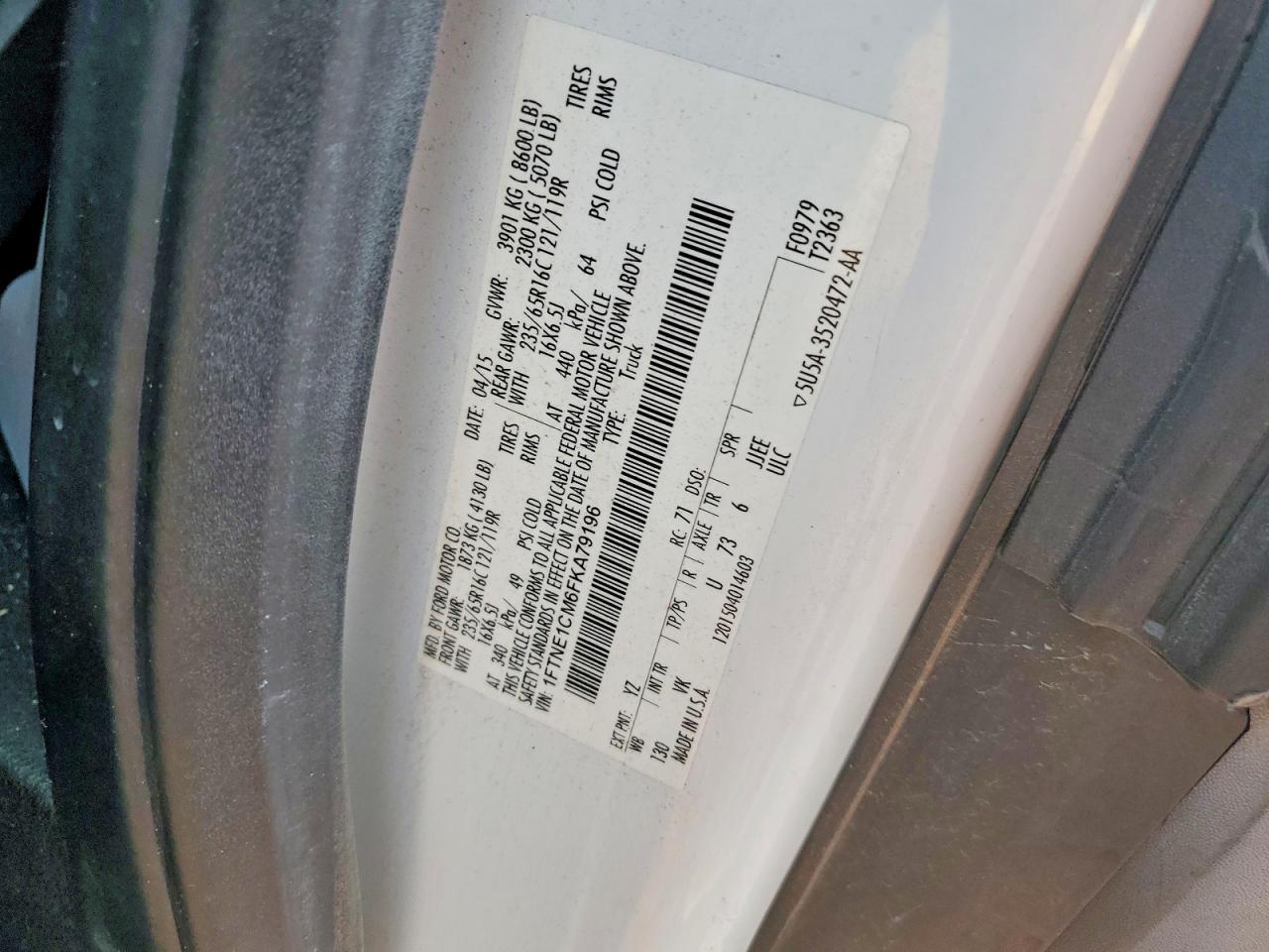 2015 Ford Transit T-150