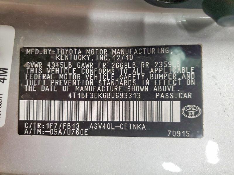 2011 Toyota Camry Base