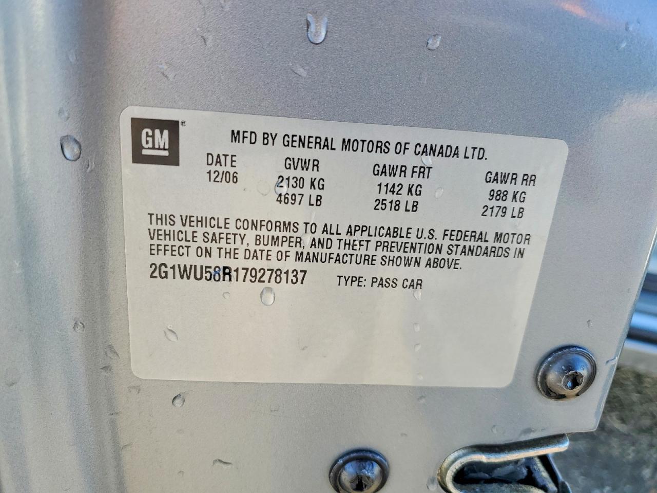 2007 Chevrolet Impala ltz