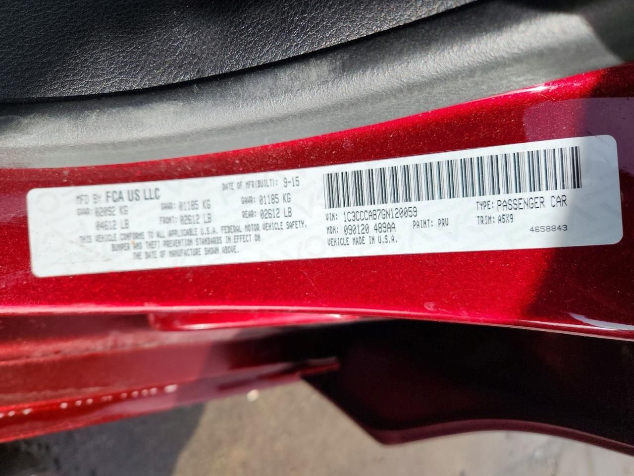 2016 Chrysler 200 Limited