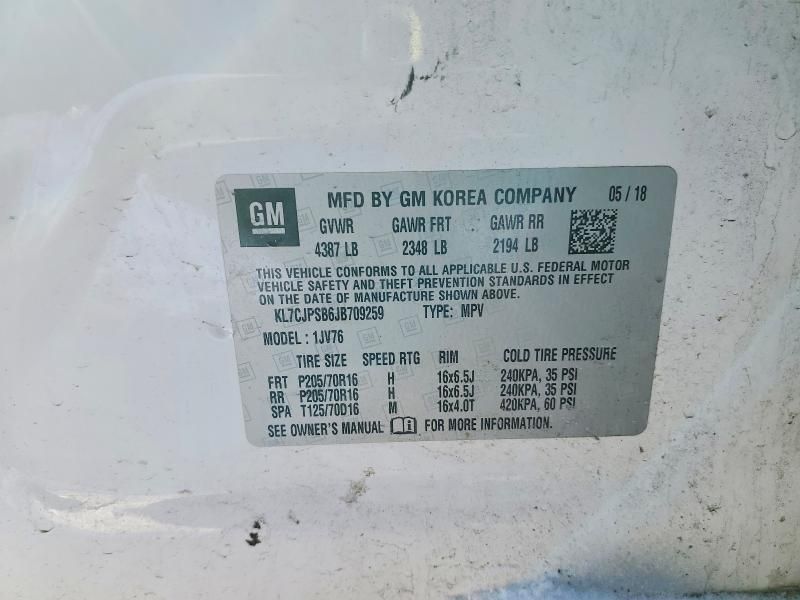 2018 Chevrolet Trax 1LT