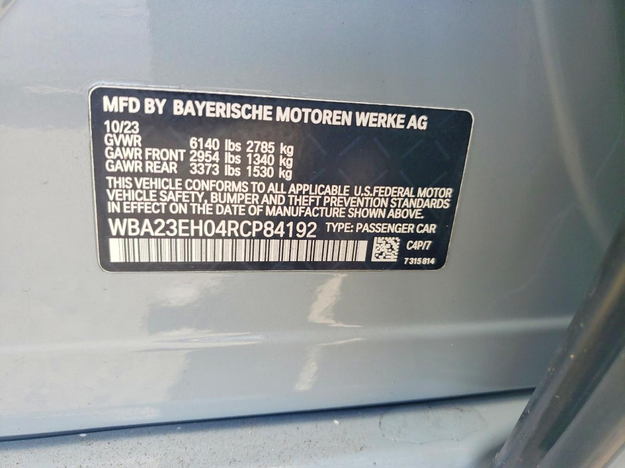 2024 BMW 740 i