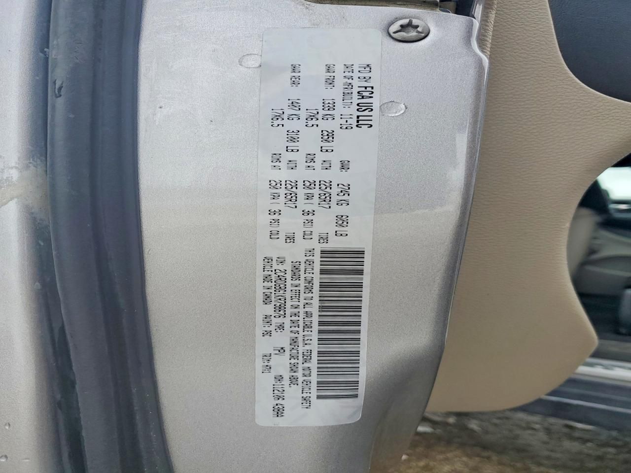 2019 Dodge Grand Caravan se