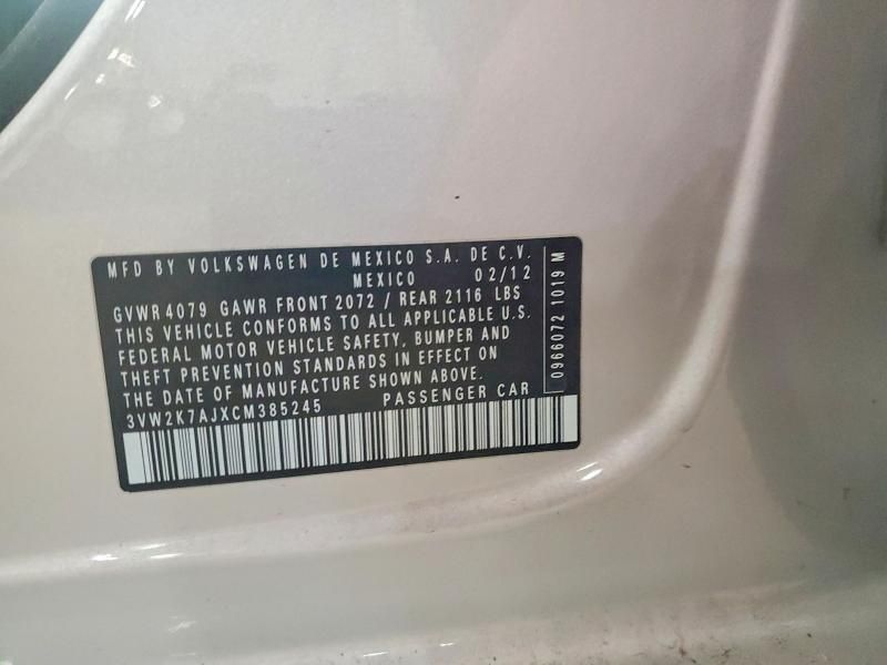 2012 Volkswagen Jetta Base