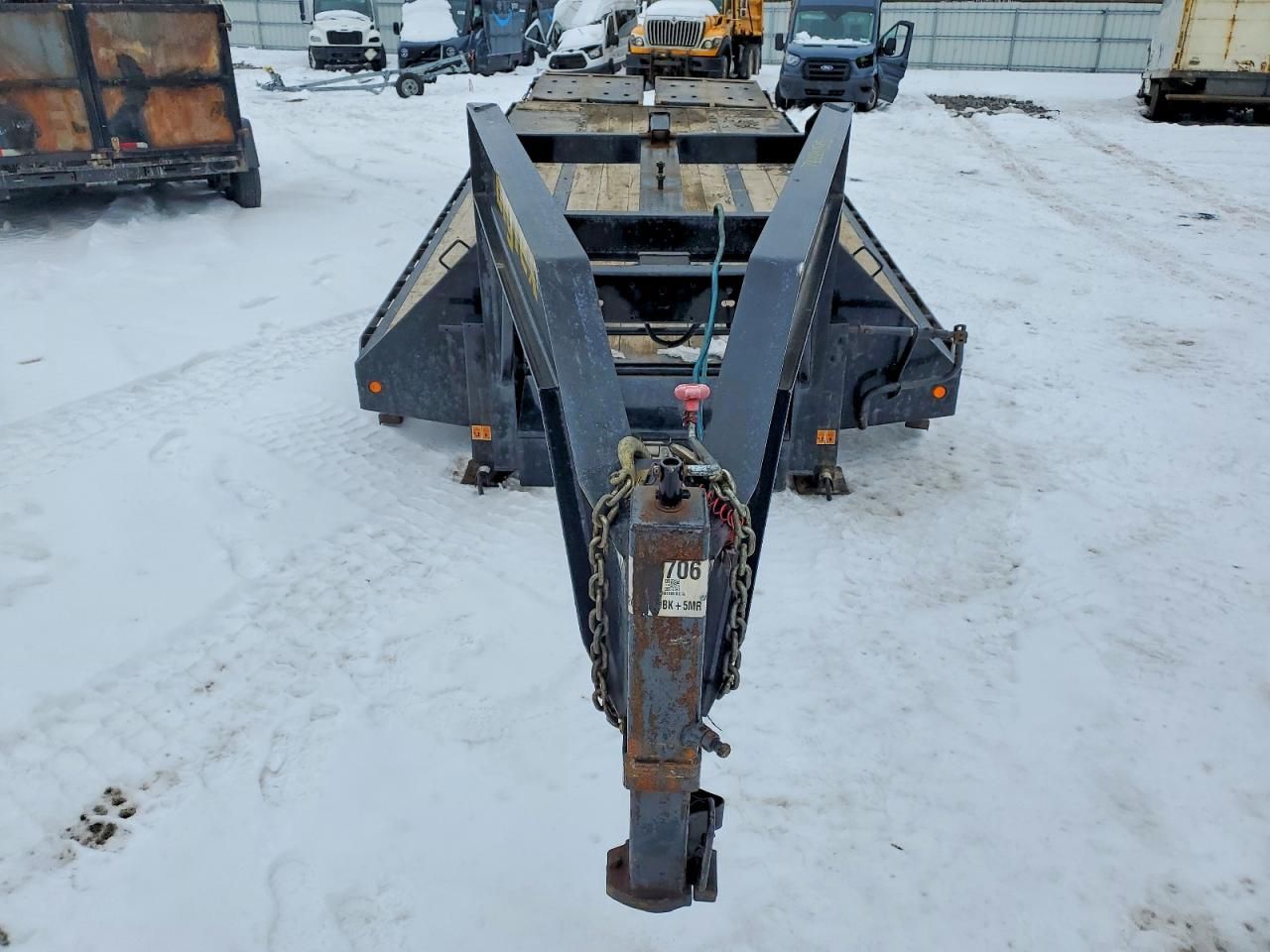 2022 Big Tex 22GN-20BK+5MR Equipment Trailer