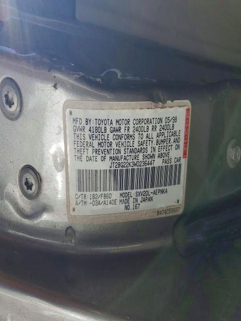 1998 Toyota Camry le