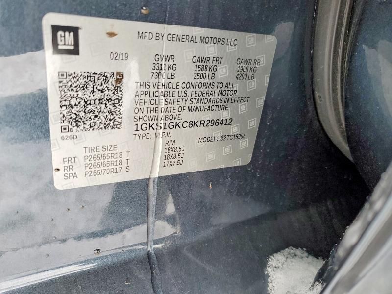 2019 GMC Yukon xl C1500 slt