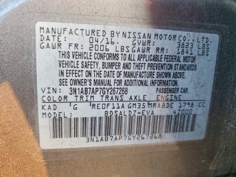 2016 Nissan Sentra s