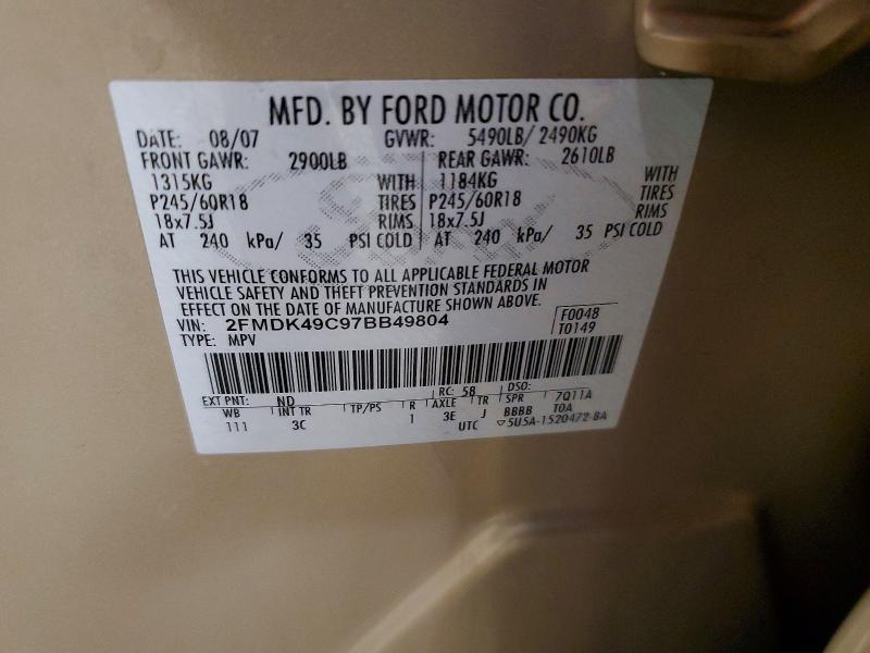 2007 Ford Edge sel Plus