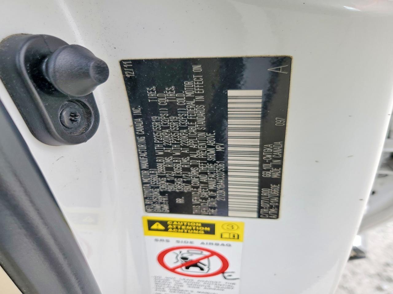 2012 Lexus Rx 350 Base
