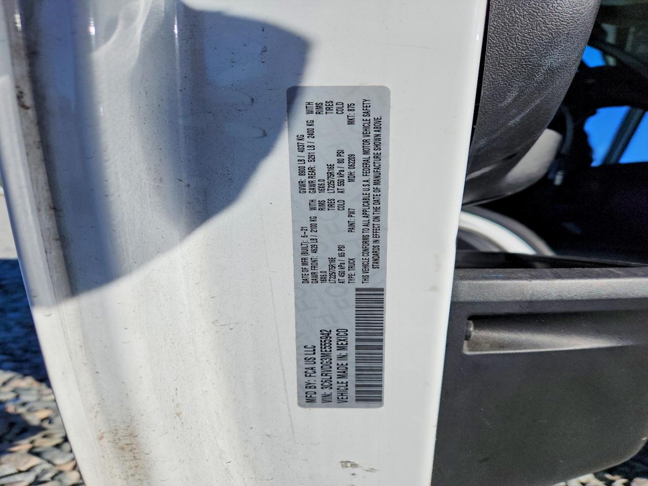 2021 Dodge RAM Promaster 2500 2500 High