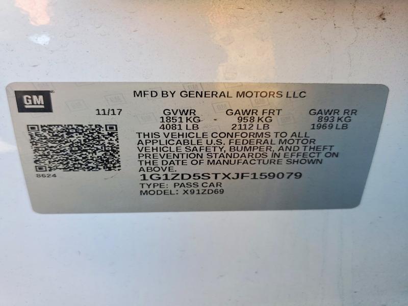 2018 Chevrolet Malibu lt