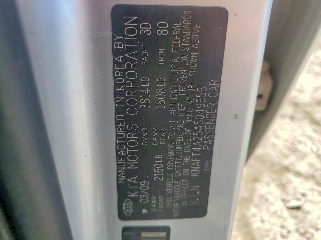 2010 KIA Forte lx