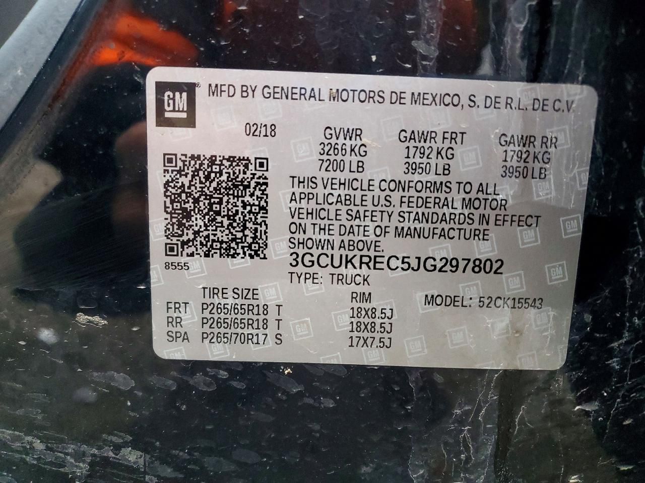 2018 Chevrolet Silverado K1500 lt