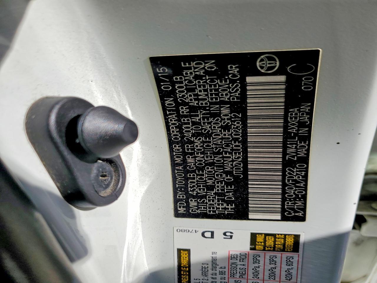 2015 Toyota Prius v