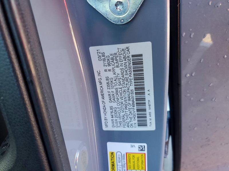 2021 Honda Accord Sport se